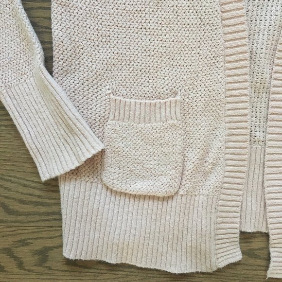 Mossimo Supply Co. Pink Long Sleeve Caridgan S - Picture 2 of 4